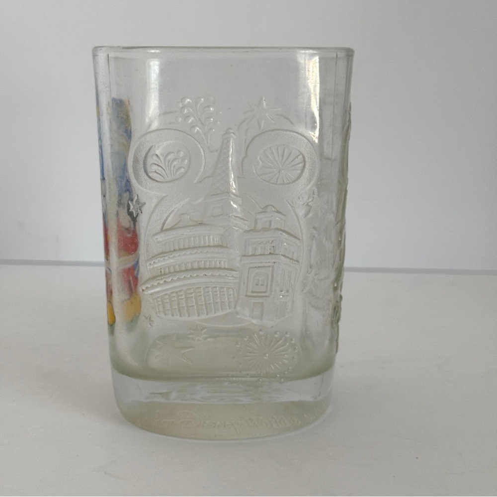 Walt Disney World Mickey Mouse Epcot Wizard Beverage Glass McDonalds 2000 RARE - Picture 2 of 8
